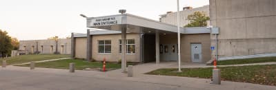 Ruby Van Meter School main entrance