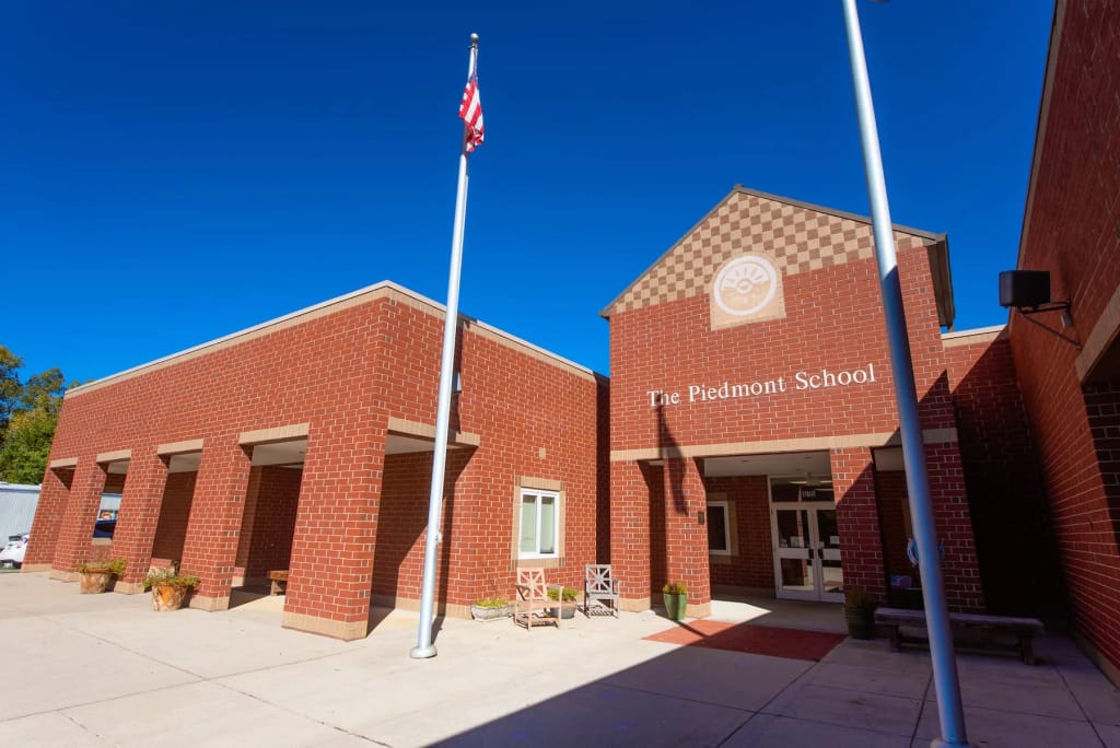 Front entrance of The Piedmont School campus