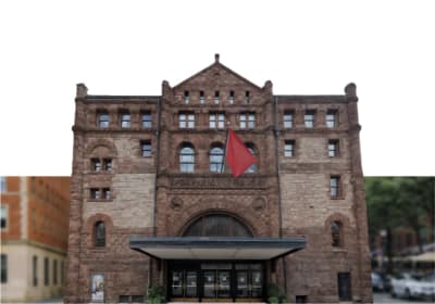 The historic Kingsley Montessori School building in Boston
