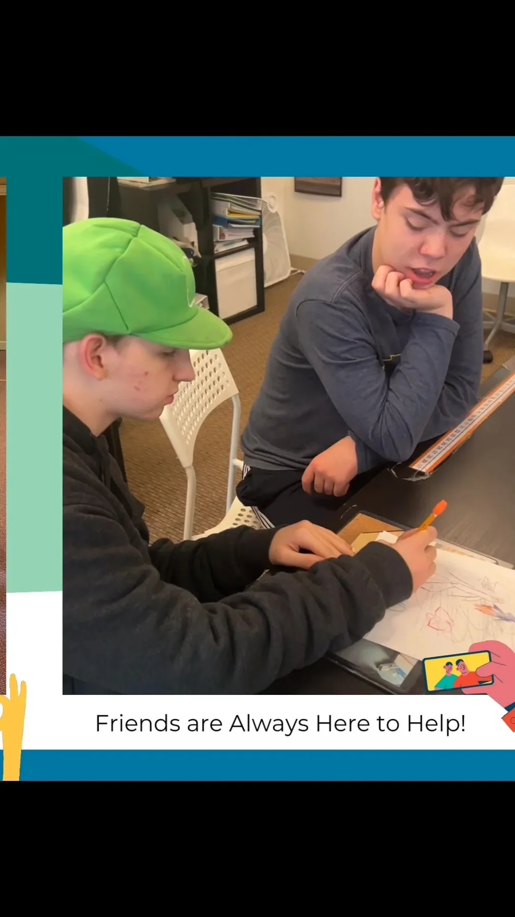 Students learning together with technology at Collective Learning Academy of Atlanta
