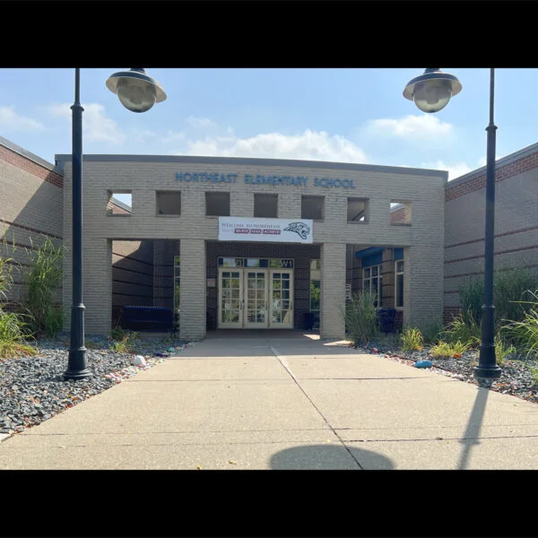 Northeast Elementary School - Ankeny in Ankeny: Northeast Elementary School entrance in Ankeny.