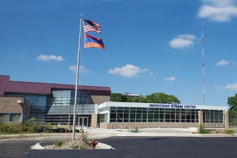 AGBU Alex and Marie Manoogian school building in Southfield