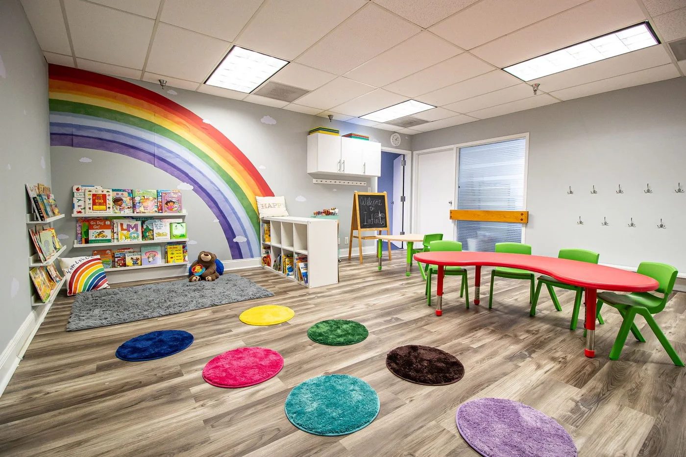 Colorful play and learning room at Infinity ABA in Fairfax