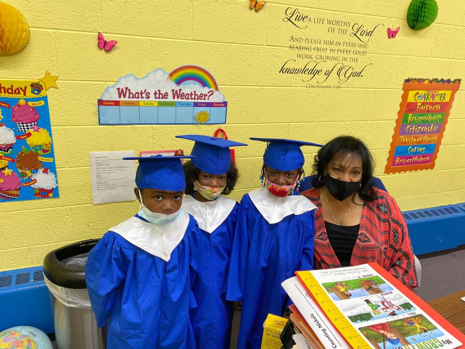 Children's Technological Academy students celebrating graduation