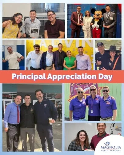 Magnolia Science Academy 4 teachers and staff appear in a school community collage