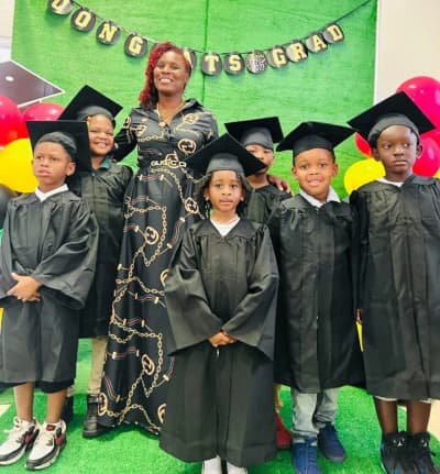 Lina Bean Academy kindergarten graduation