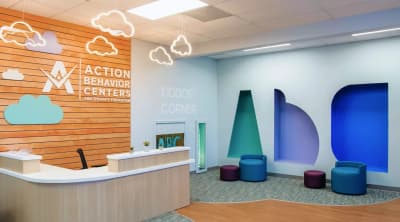 Reception area inside an Action Behavior Centers care center