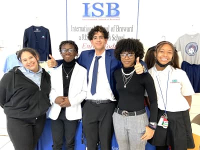 International School of Broward in Hollywood: International School of Broward students and staff.