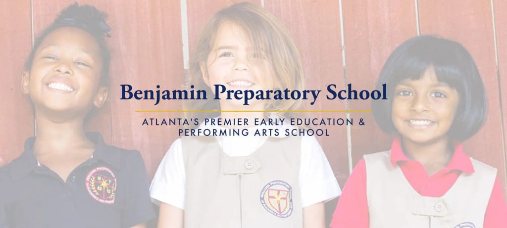 Young students wearing their school uniforms at Benjamin Preparatory School