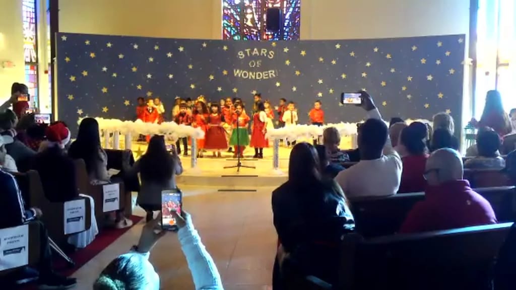 Sunshine Elementary Charter School & Paragon Academy Middle School in Hollywood: students performing at a school event.