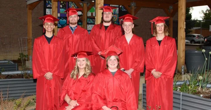 Crossroads School graduating students