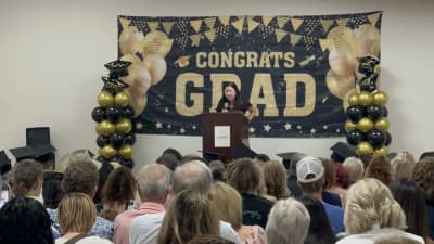 AZ Aspire Academy students and staff gathered at a graduation event in Tucson.