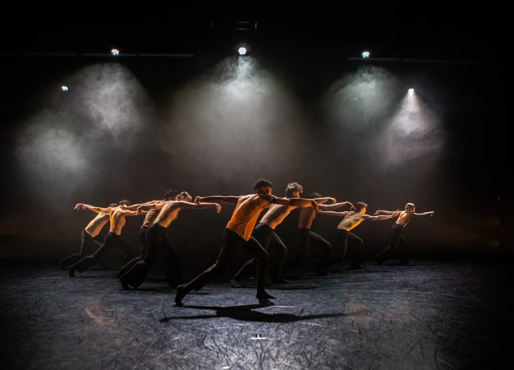 Dance students performing on stage at Chicago Academy For the Arts