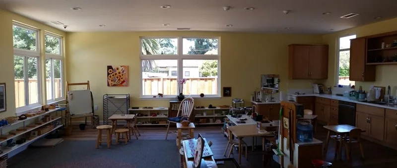 San Jose Montessori School prepared classroom