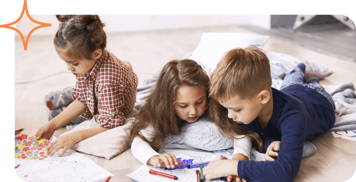 ABA therapist working one-on-one with a child during an in-home session