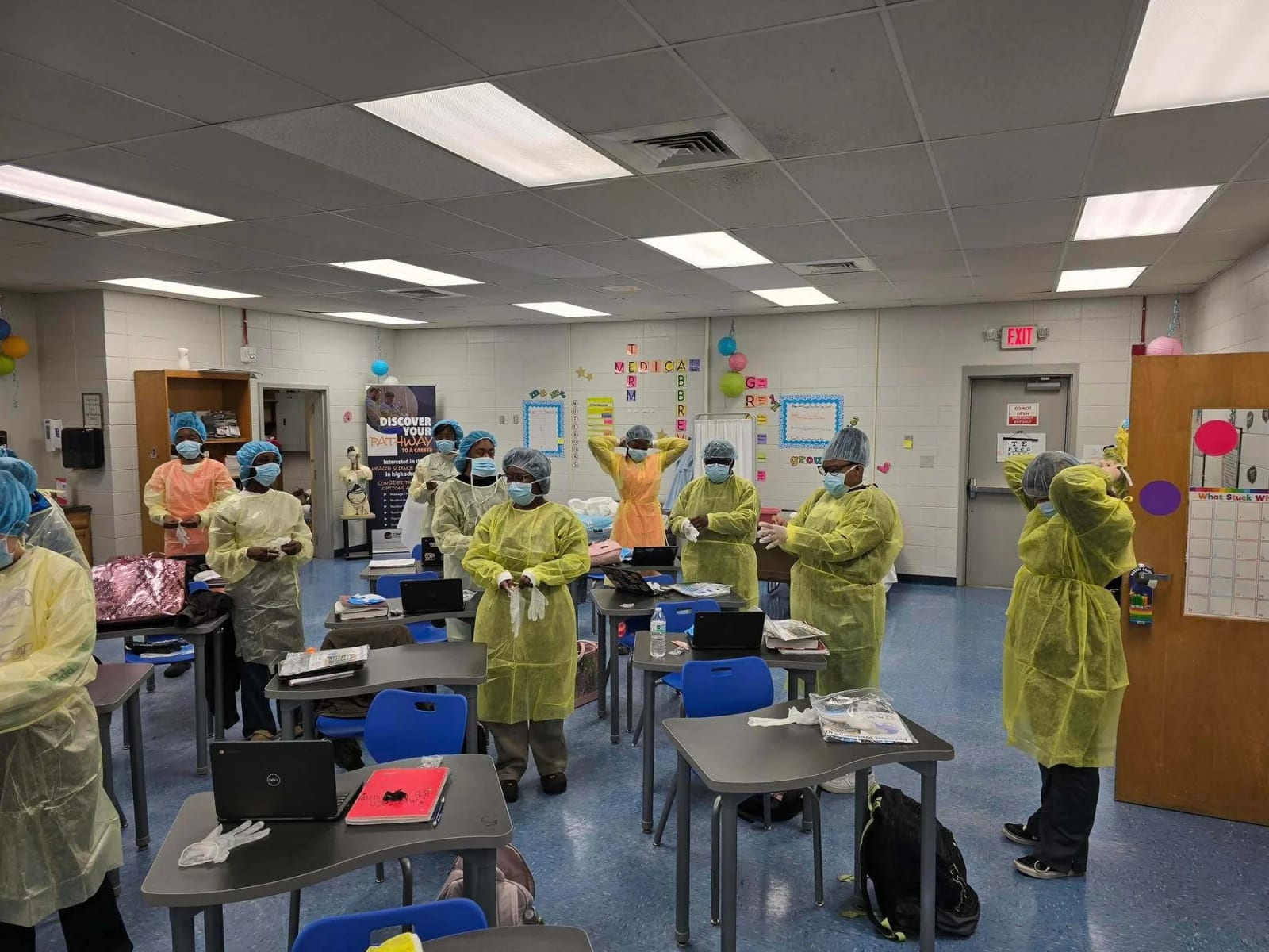 Sumter Career and Technology Center in Sumter: Sumter Career and Technology Center students participating in a hands-on classroom lab.