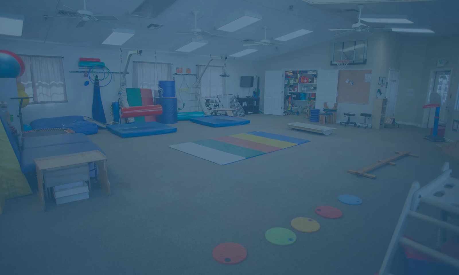 Interior therapy space at Lauren's Institute for Education.