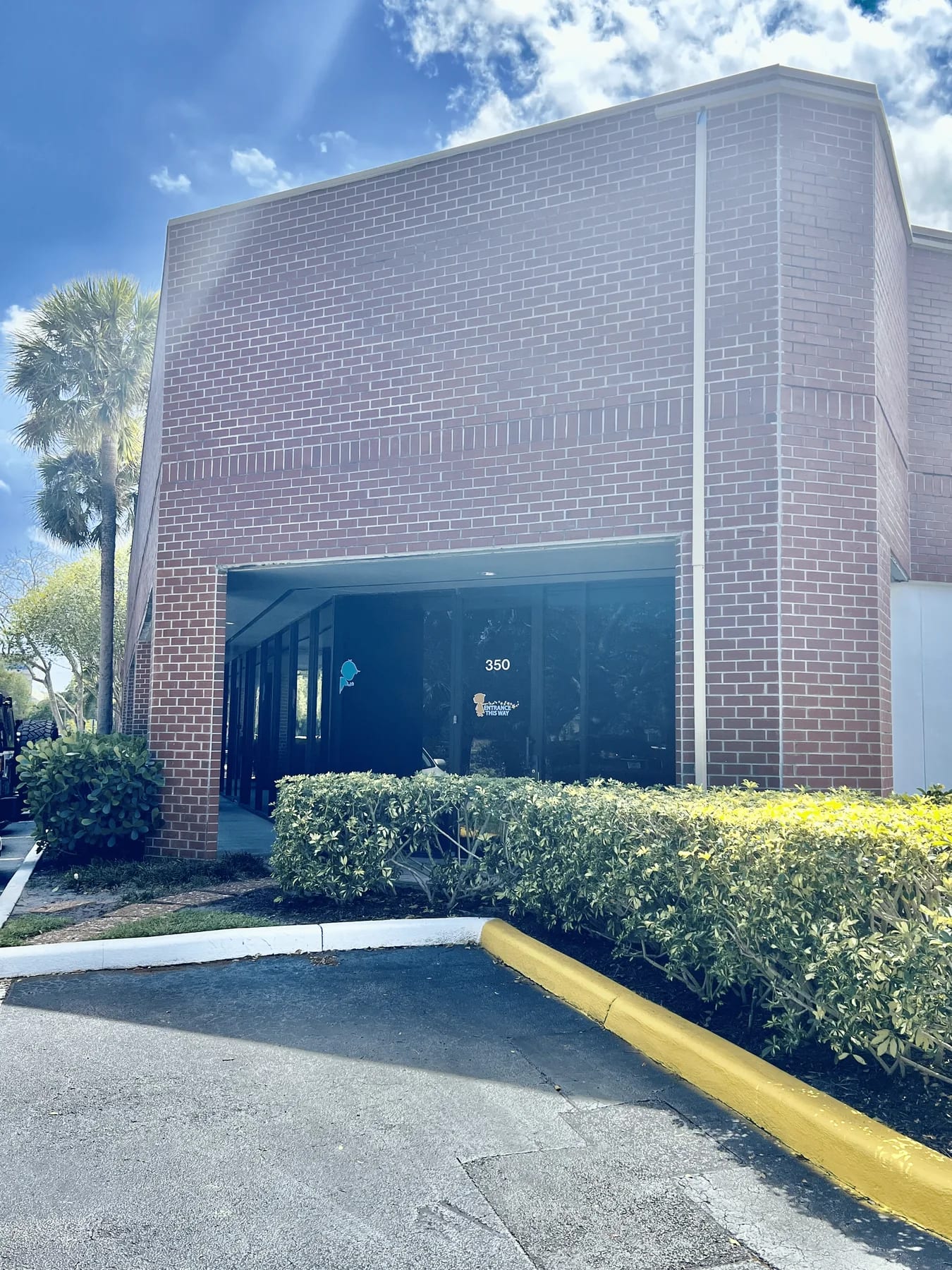 Exterior entrance of the Project Brilliance Boca Raton center.