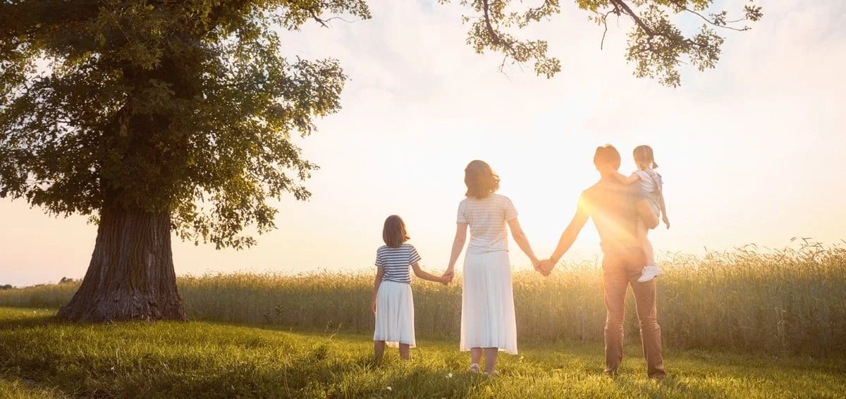 Family outdoors