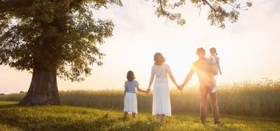 Family outdoors