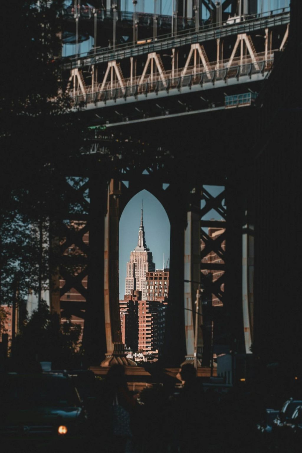 Brooklyn Bridge and skyline