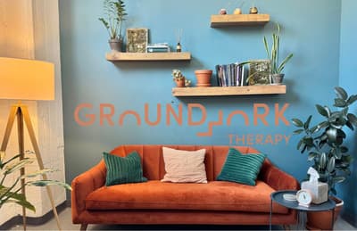 Groundwork Therapy office couch in Brooklyn