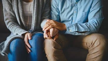 Couple in a counseling session