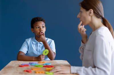Child in a session