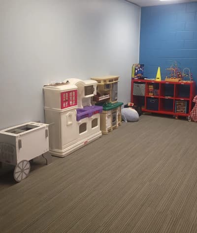 Interior of Cultivate Behavioral Health and Education's Overland Park ABA clinic