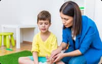 In-home ABA therapy session in Utah