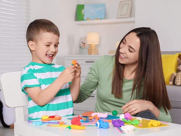 Applied Behavior Analysis treatment plan in action